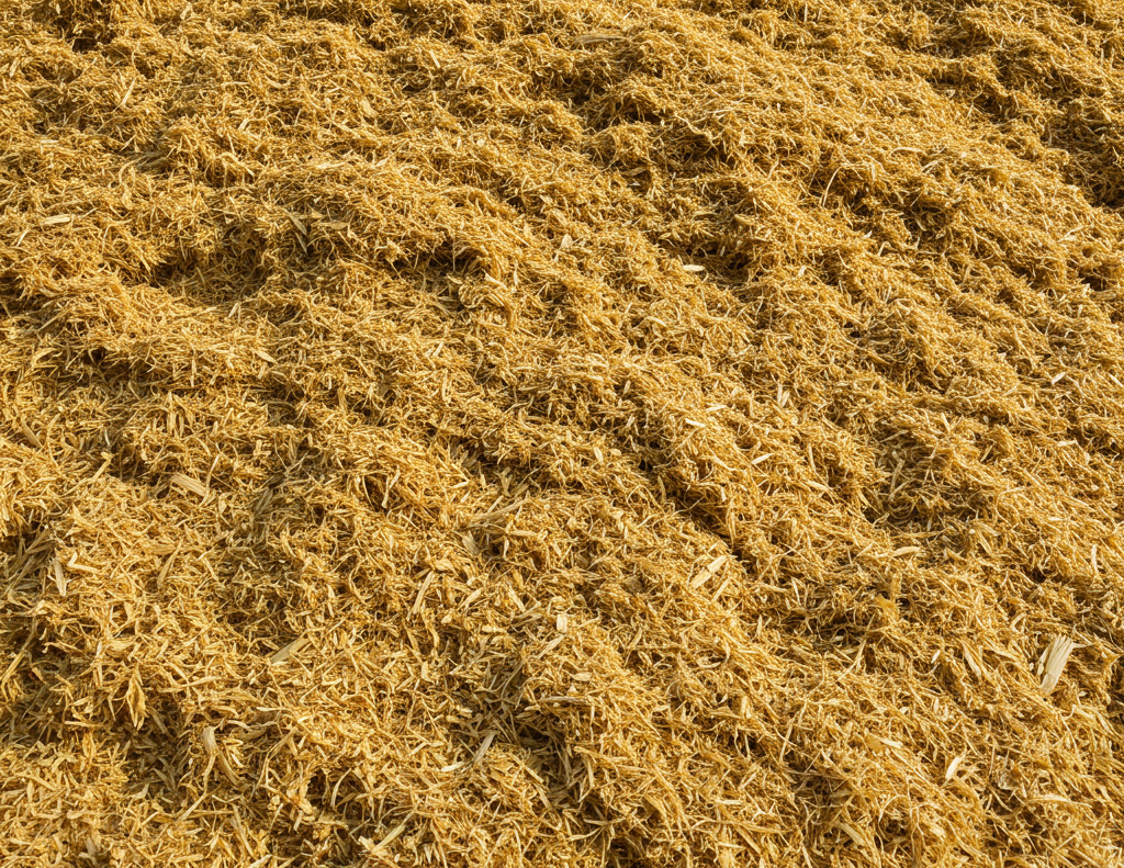freepik fullframe corn silage pile consistent chopped texture visible fibrous stalk pieces and silage moisture sheen 0001.png