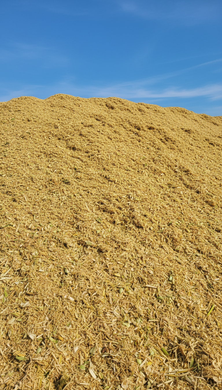 freepik generate a full image of corn silage with nothign in background and whole image covered in corn silage and it is in an open field 0003.png