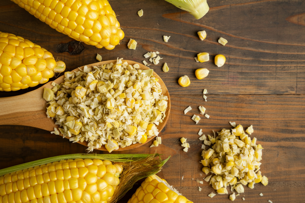 freepik generate a image like this for corn silage by replacing seeds 0001 e1775216940479.png